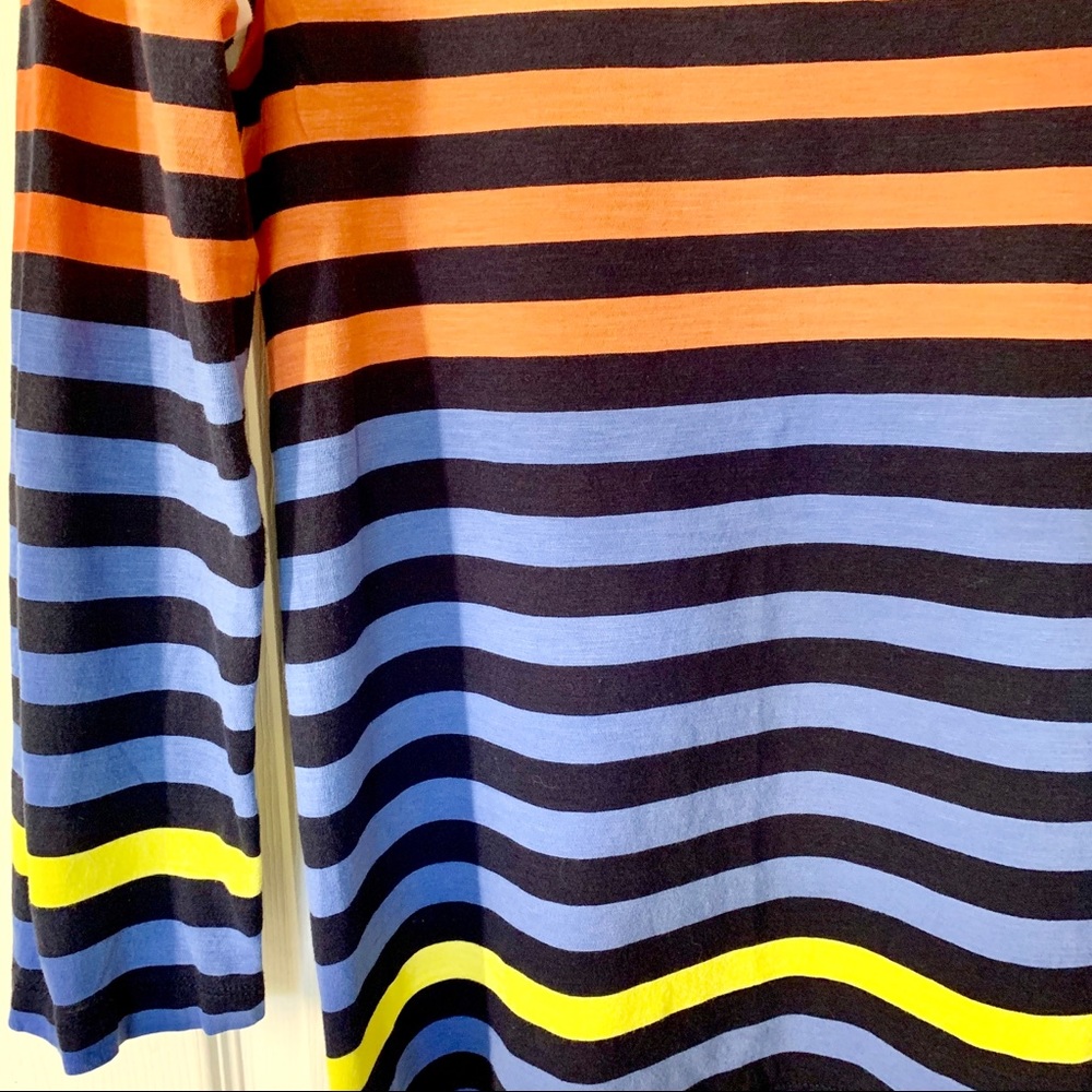 J. Crew Factory Color Block Striped Tee Size Small - Picture 5 of 8